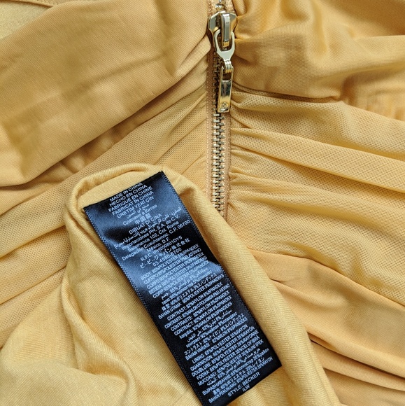 bebe ruched bodycon strapless dress - Picture 4 of 4